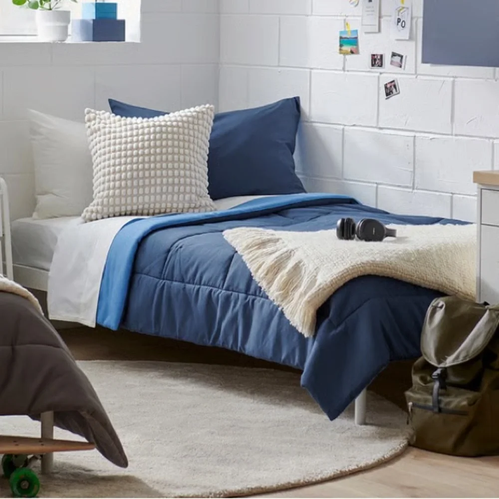 Navy Blue Comforter Set